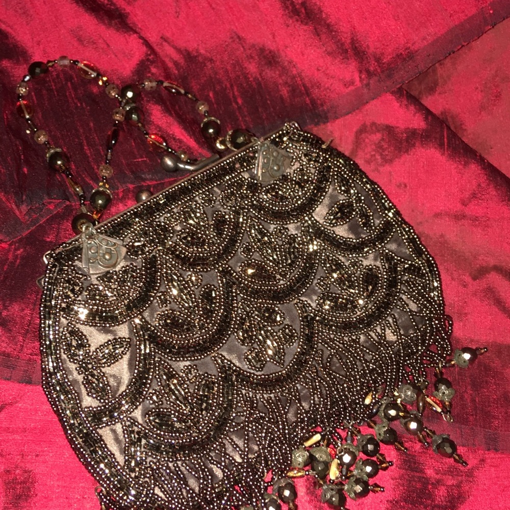 TODD ANTHONY ELEGANT HANDMADE EVENING BAG.